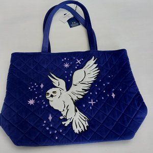 Vera Bradley Harry Potter Forbidden Forest Large Velvet Vera Tote